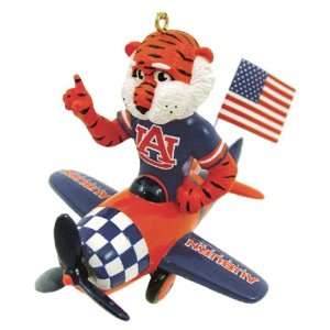  Auburn Tigers Mascot Airplane Ornament