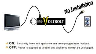 VOLTBOLT POWER LOCK OUT KEEP KIDS SAFE PREVENT USE NEW 094922734938 