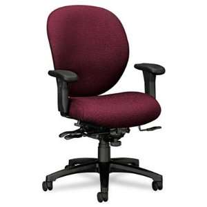  Unanimous® High Performance, Mid Back Task Chair, Claret 