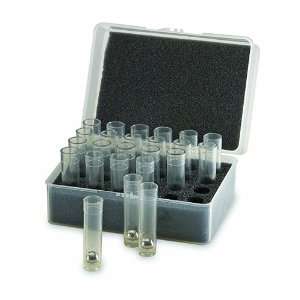   , Vial Set with PTFE Lining Lid and 24 Well Foam Rack in Plastic Case