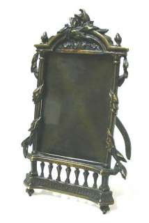 Rare antique bronze French picture frame  