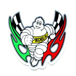 MICHELIN Tire Bibendum Racing Motorcycle Car Decal Sticker T100  