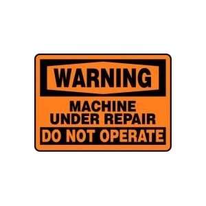 WARNING This Equipment Starts Automatically 10 x 14 Plastic Sign