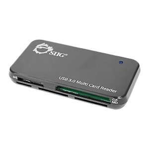 New SIIG USB 3.0 Flash Card Reader Writer Microdrive Secure Digital 