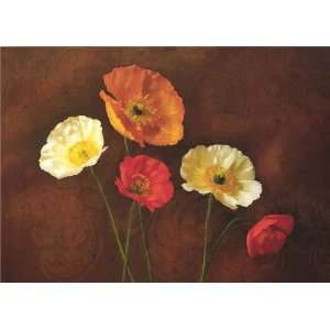  Janel Pahl 24W by 18H  Poppy Perfection I CANVAS Edge 