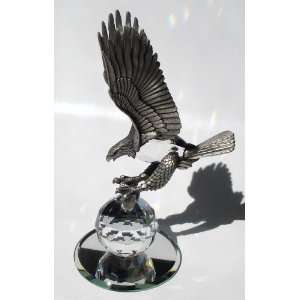  Eagle Made with Swarovski Crystal and Genuine Pewter 