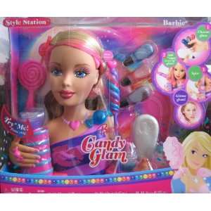  Barbie Candy Glam Style Station Styling Head Playset (2008 