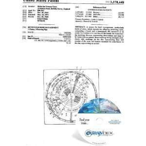    NEW Patent CD for DEVICE FOR HERD MANAGEMENT 