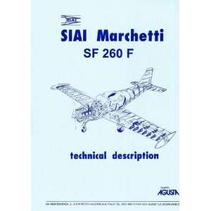   Marchetti SF 260 F Aircraft Technical Manual Sicuro Publishing Books