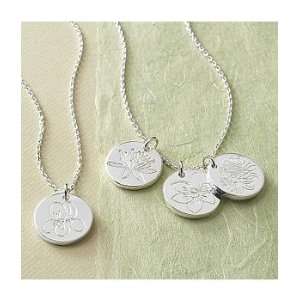  moms flower garden necklace   silver chain   1 pendant Jewelry