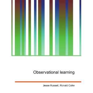  Observational learning Ronald Cohn Jesse Russell Books