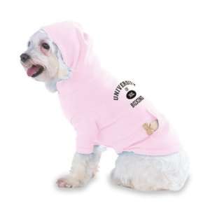   BOXING Hooded (Hoody) T Shirt with pocket for your Dog or Cat Medium