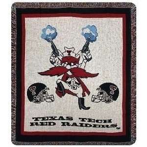  Texas Tech Red Raiders Mascot Tapestry Throw: Sports 