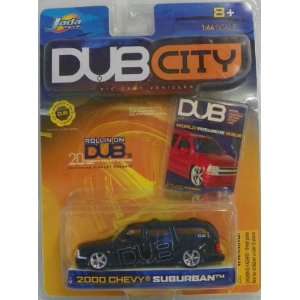 Jada Toys 1/64 Scale Diecast Dub City 2000 Chevy Suburban in Color 