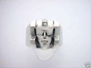Sterling Silver Autobot Transformers Ring Bague Argent  