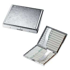  Visol Florence Etched Double Sided Cigarette Case 