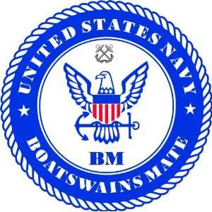  US Navy Boatwains Mate Rating Decal Sticker 3.8 