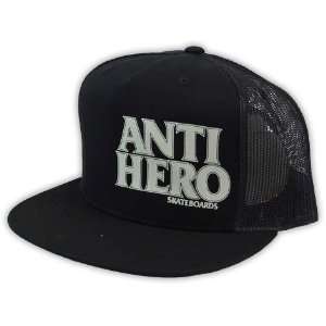    Anti Hero Distressed Trucker Hat (Black)