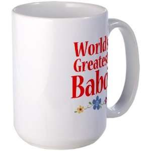  Worlds Greatest Babci Grandma Large Mug by  