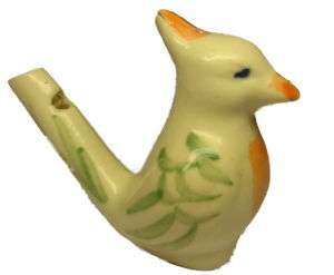 Twittering Bird Porcelain Water Whistle  Nice Bird Call  