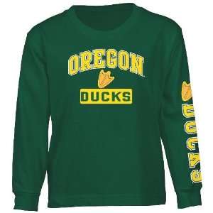 Oregon Ducks Team Name & Logo Long Sleeve T shirt Sports 