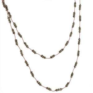  Christina Stankard  Long Pyrite Necklace Jewelry