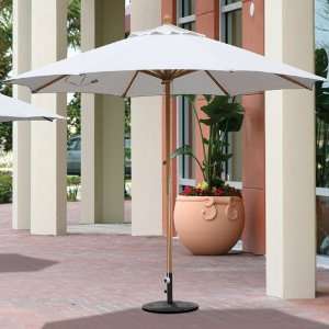  11 Premium Wood Market Umbrella: Patio, Lawn & Garden