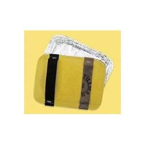   Goldengard ® Heat Resistant Backhand Pad   Silver And Yellow   554
