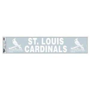 St Louis Cardinals Decal Die Cut 5 X 25 