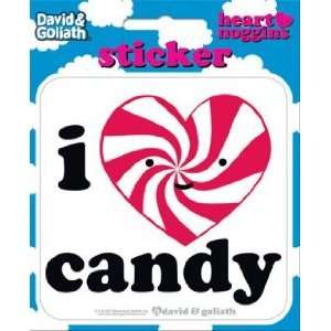  David & Goliath I Heart Candy Die Cut Sticker 45129S Toys 