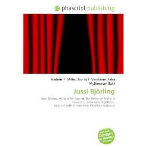 Jussi Björling (9786133778955) Books