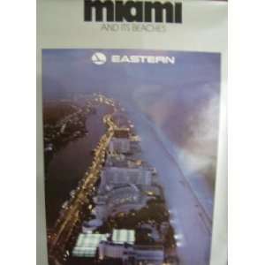  Miami Travel Poster, Eastern Airlines, 1970s Everything 