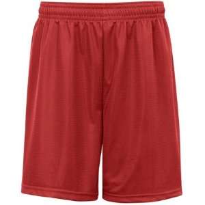  Badger 9 Mini Mesh Athletic Shorts RED AS: Sports 