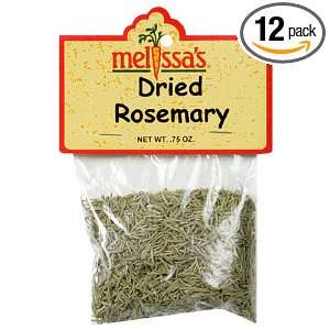 Melissas Dried Rosemary, 0.75 Ounce Bags (Pack of 12)  