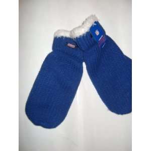 NEW YORK GIANTS KNIT MITTED ROYAL BLUE & WHITE/TM CLR  