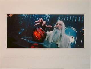 MOVIE POSTER 4 SET ~ LORD OF THE RINGS LITHOGRAPH LOT  