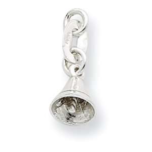   Silver Polished Non Moveable Bell Charm Vishal Jewelry Jewelry