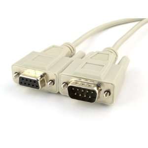  50 FT Serial Extension Cable   DB9 M/F Electronics