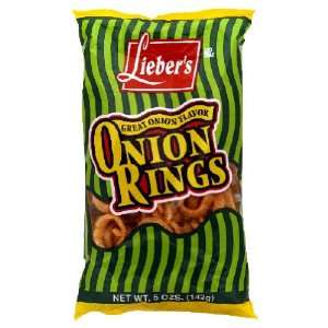 Liebers, Snack Onion Ring, 5 Ounce (12 Pack)  Grocery 