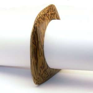  Franki Baker Square Coconut Wooden Bangle (2 3/4 Inside 