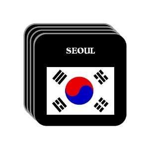  South Korea   SEOUL Set of 4 Mini Mousepad Coasters 