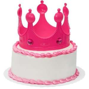  Lets Party By Bakery Crafts Pink Crown Cake Topper 