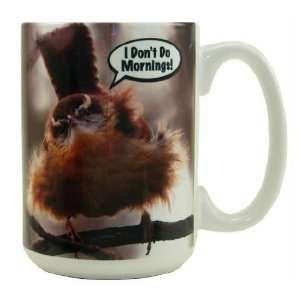  Peter Trull I Dont Do Mornings Bird 15 oz Mug 