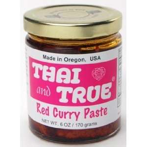 Thai and True Curry Paste   Red  Grocery & Gourmet Food