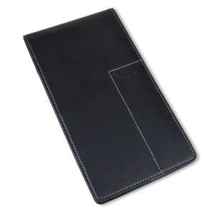  Leather 4 X 8 Reporters Notebook Cover (Black) Office 