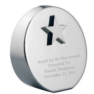  Personalized Star Paperweight Award 
