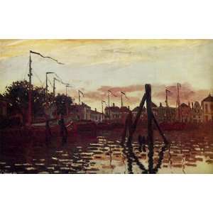   Claude Monet   24 x 16 inches   The Port of Zaandam