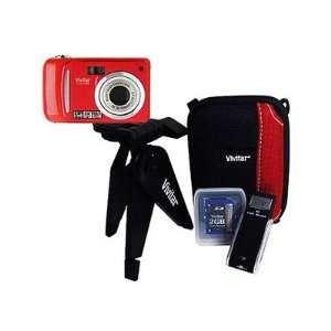   12.1MP Camera Kit 2GB Sd Card Reader Tripod & Case: Camera & Photo