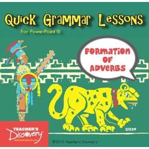  Formation of Adverbs Spanish PowerPoint CD Office 
