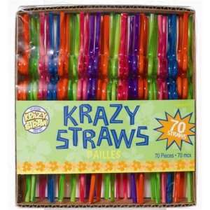  Krazy Straws Summer 70 Ct (70 per package) Toys & Games